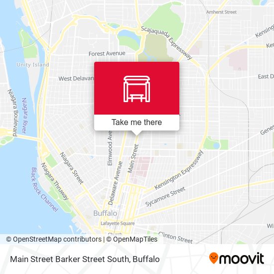 Main Street Barker Street South map