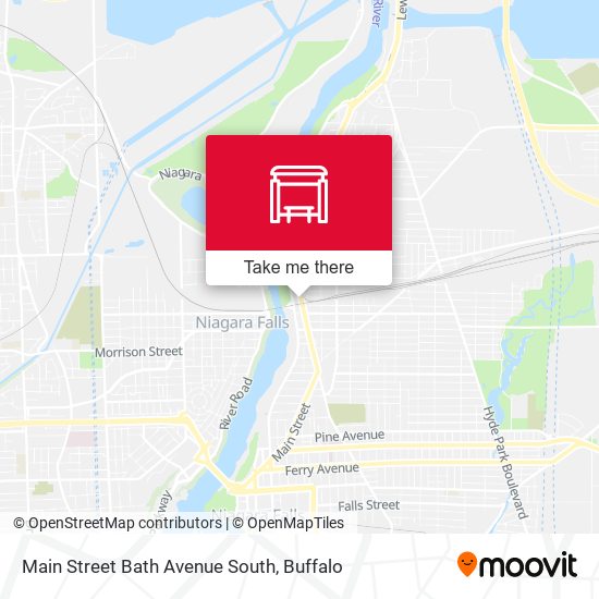 Mapa de Main Street Bath Avenue South