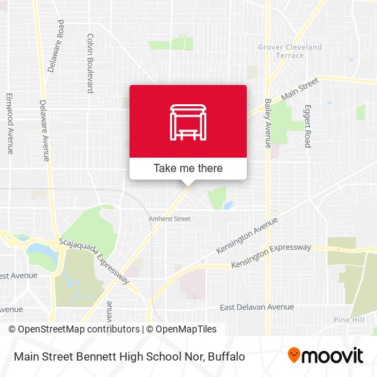 Main Street Bennett High School Nor map