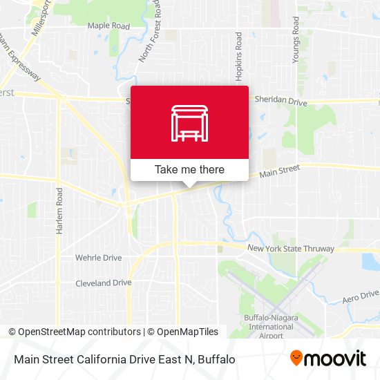 Main Street California Drive East N map