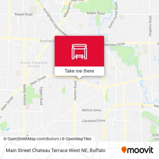 Main Street Chateau Terrace West NE map