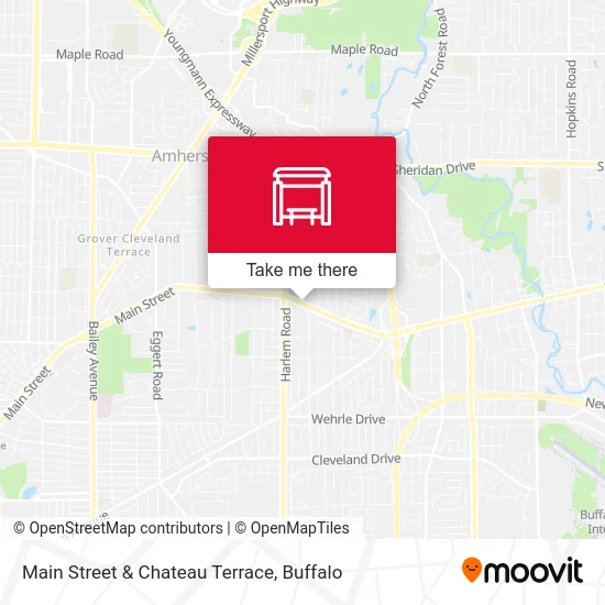 Main Street & Chateau Terrace map