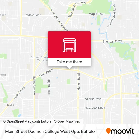 Main Street Daemen College West Opp map