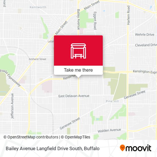 Bailey Avenue Langfield Drive South map