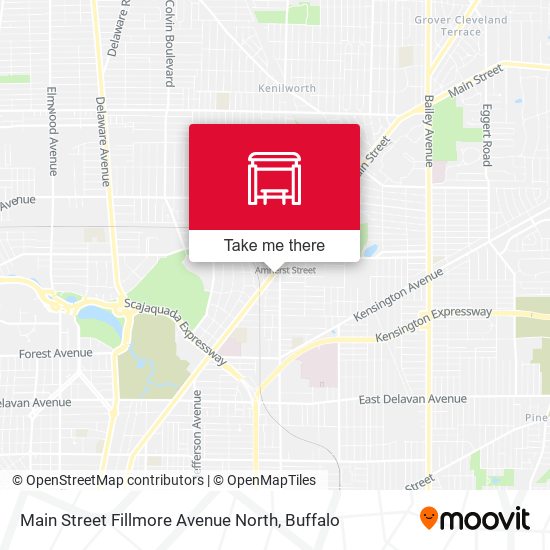 Mapa de Main Street Fillmore Avenue North