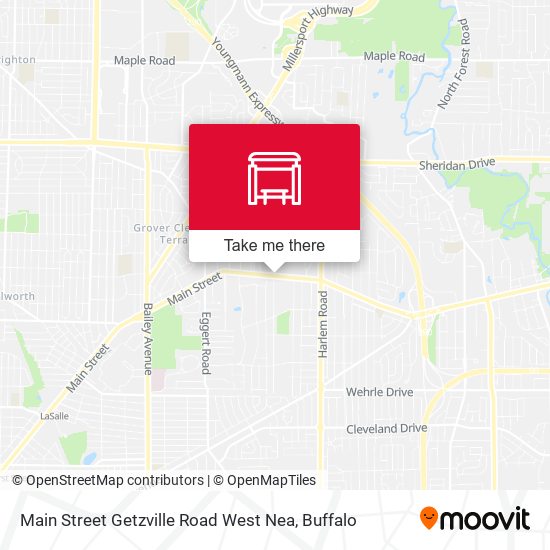 Main Street Getzville Road West Nea map