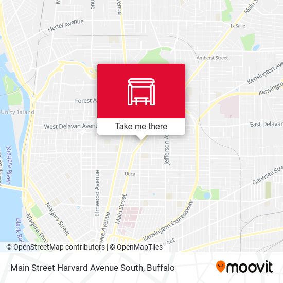 Main Street Harvard Avenue South map