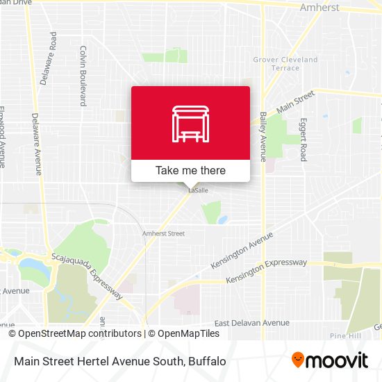 Mapa de Main Street Hertel Avenue South