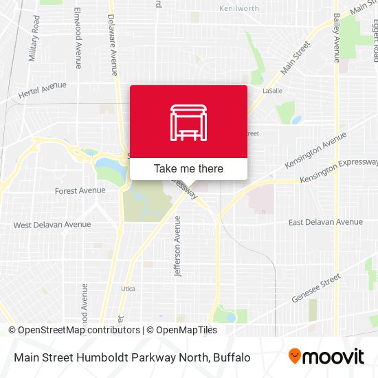 Main Street Humboldt Parkway North map
