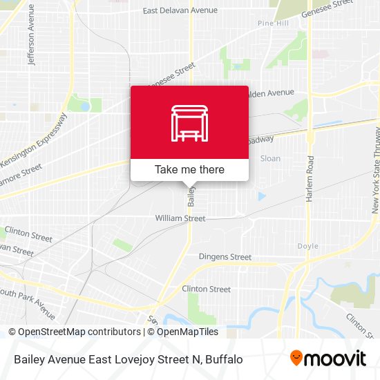 Bailey Avenue East Lovejoy Street N map