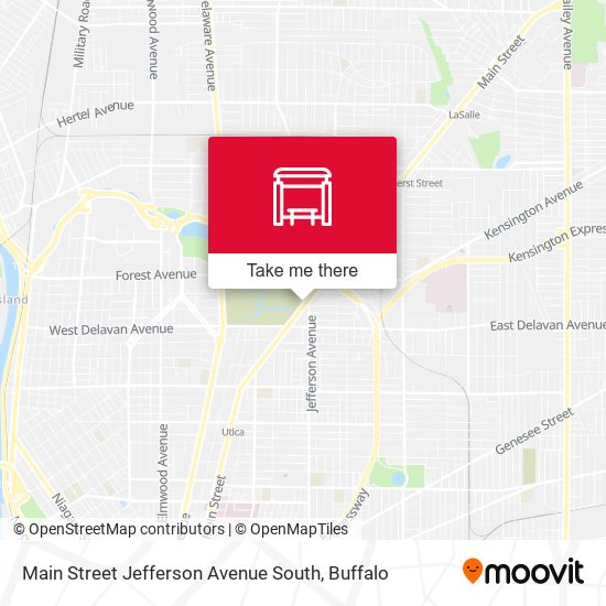 Main Street Jefferson Avenue South map