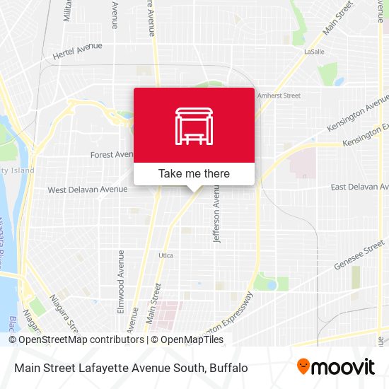 Mapa de Main Street Lafayette Avenue South