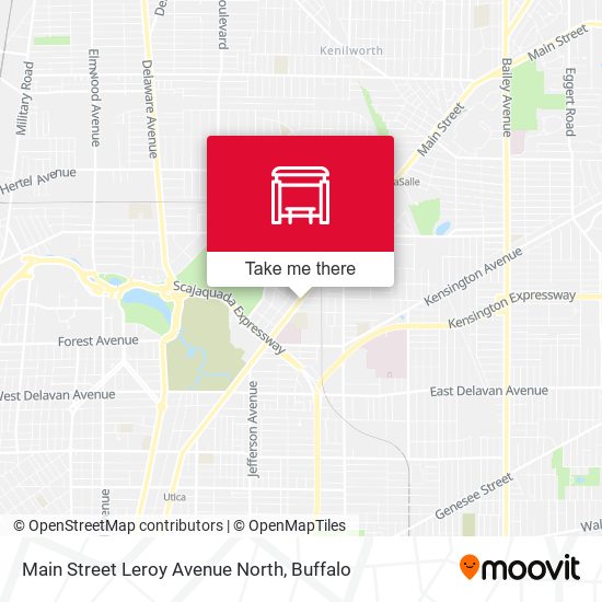 Mapa de Main Street Leroy Avenue North