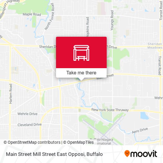Main Street Mill Street East Opposi map