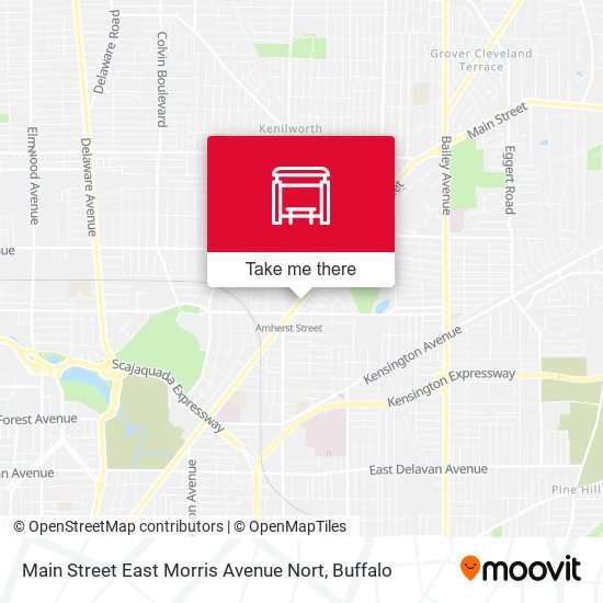 Main Street East Morris Avenue Nort map