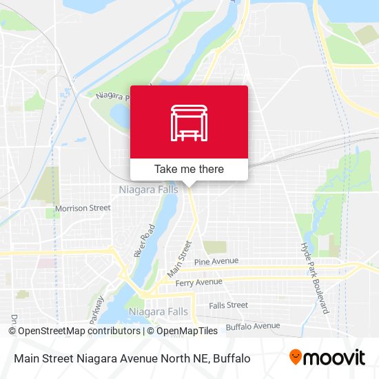 Main Street Niagara Avenue North NE map