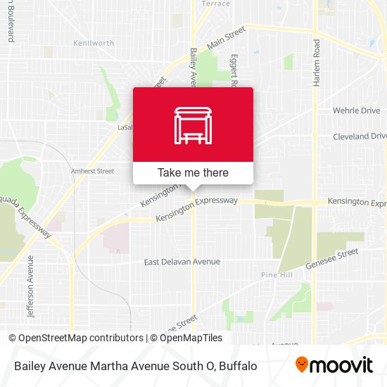 Bailey Avenue Martha Avenue South O map