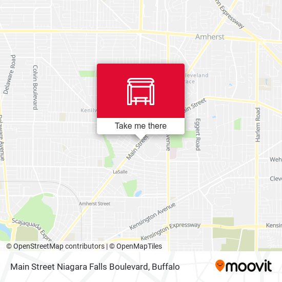 Main Street Niagara Falls Boulevard map