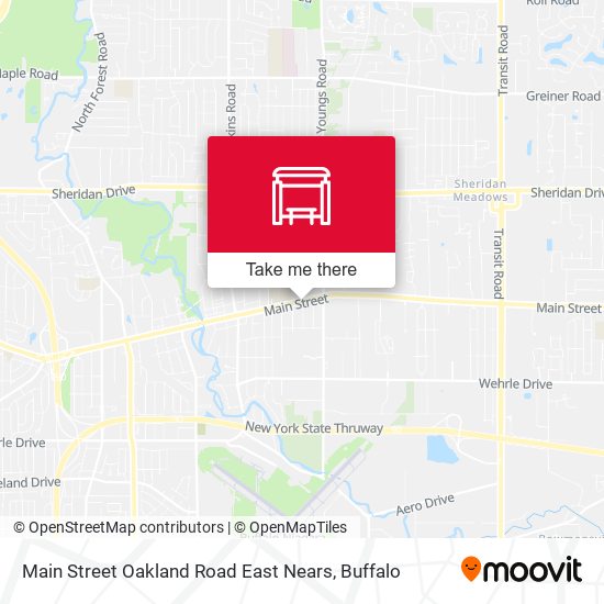 Mapa de Main Street Oakland Road East Nears