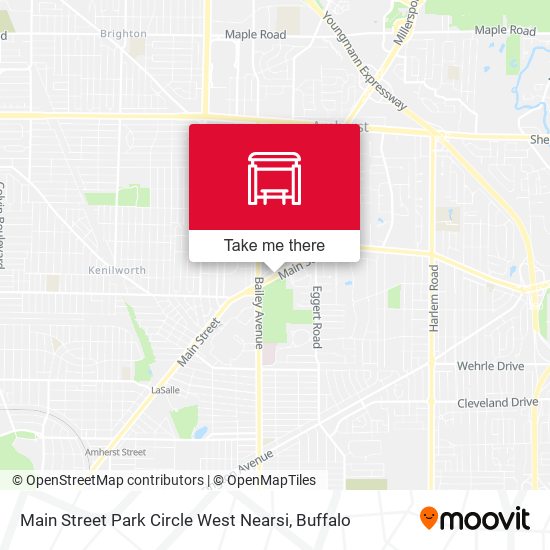 Main Street Park Circle West Nearsi map