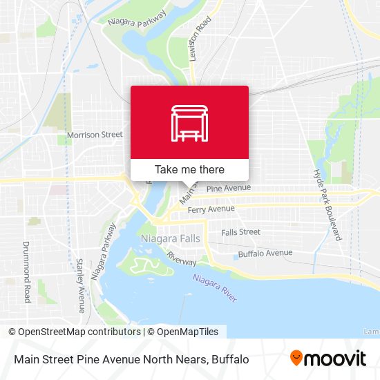 Main Street Pine Avenue North Nears map