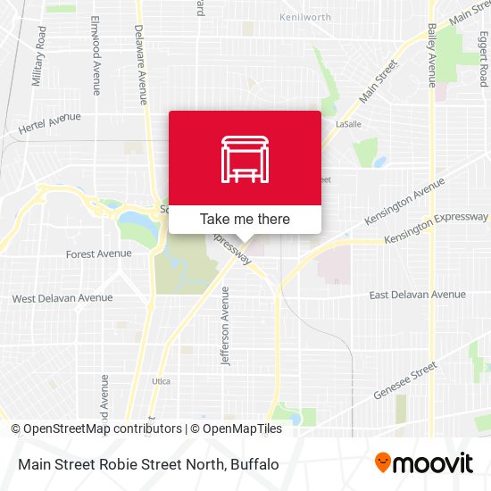 Main Street Robie Street North map
