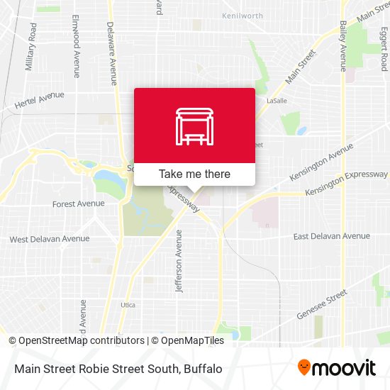 Mapa de Main Street Robie Street South