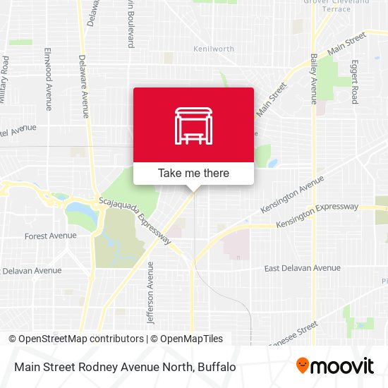 Main Street Rodney Avenue North map