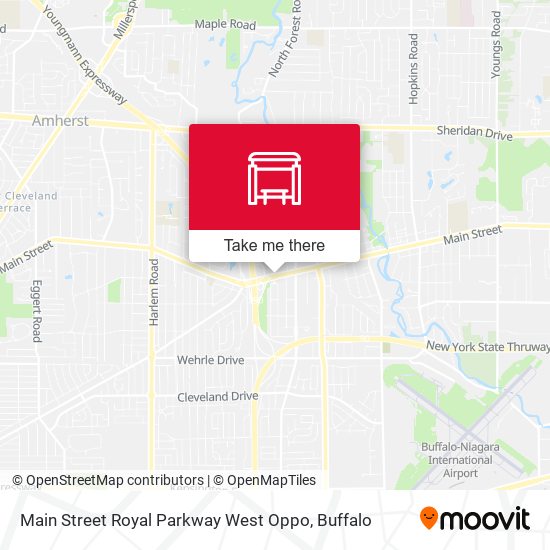 Main Street Royal Parkway West Oppo map