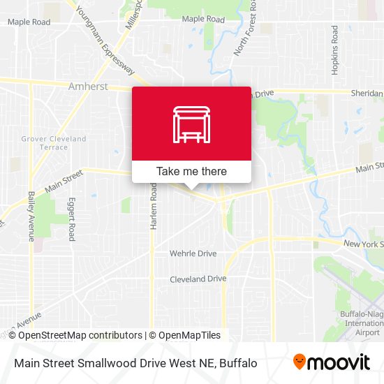 Mapa de Main Street Smallwood Drive West NE