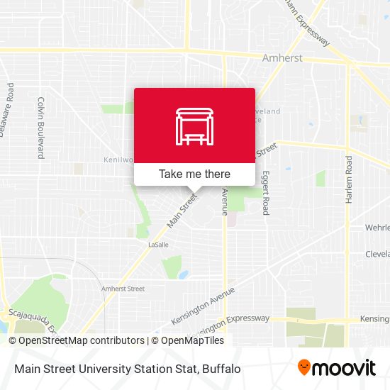 Main Street University Station Stat map