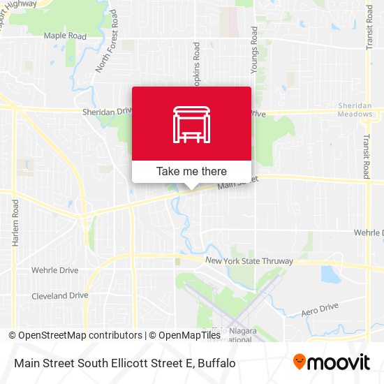 Main Street South Ellicott Street E map