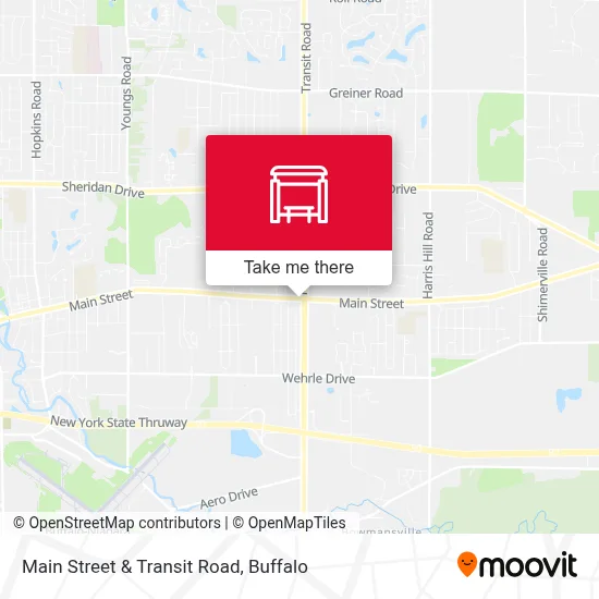 Main Street & Transit Road map