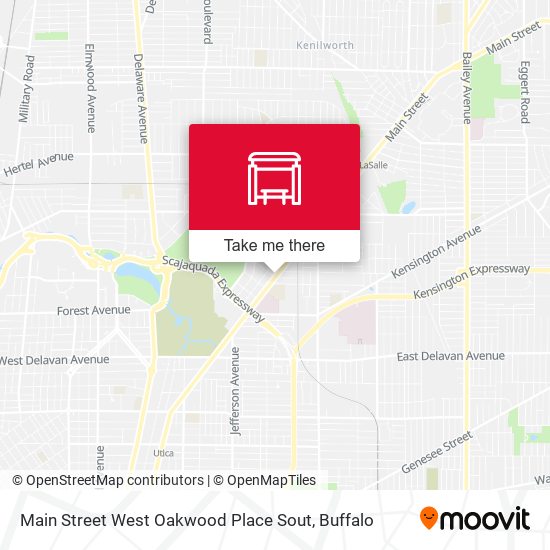 Main Street West Oakwood Place Sout map