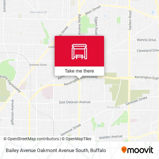 Mapa de Bailey Avenue Oakmont Avenue South