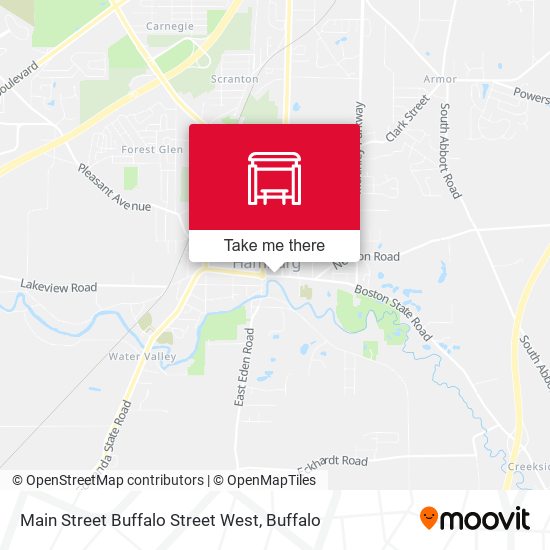 Mapa de Main Street Buffalo Street West