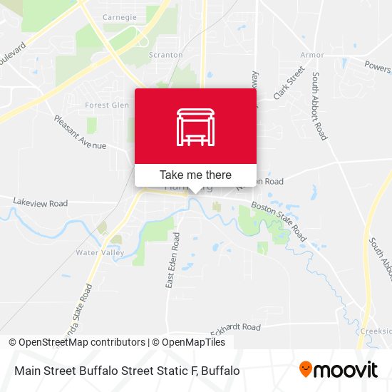 Mapa de Main Street Buffalo Street Static F