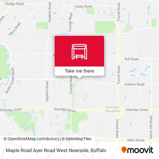 Maple Road Ayer Road West Nearside map