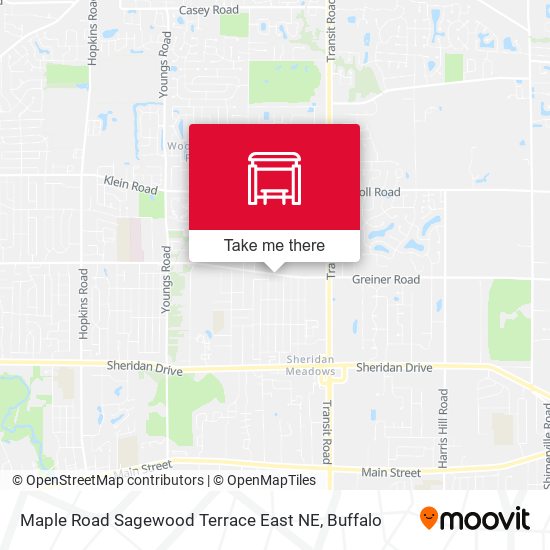 Maple Road Sagewood Terrace East NE map