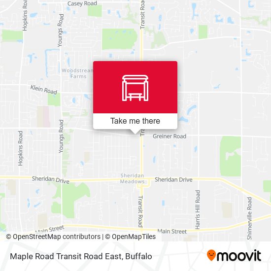 Maple Road Transit Road East map