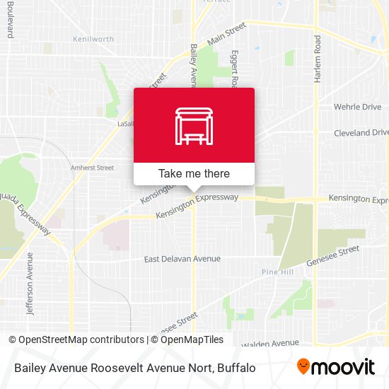 Bailey Avenue Roosevelt Avenue Nort map