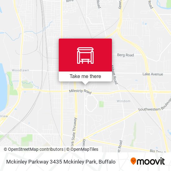 Mapa de Mckinley Parkway 3435 Mckinley Park