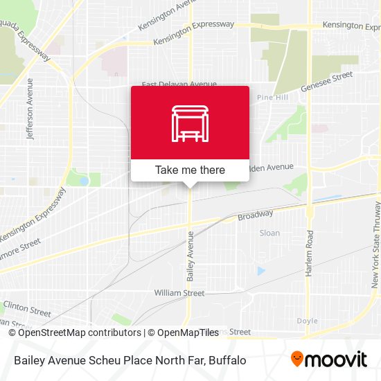 Bailey Avenue Scheu Place North Far map