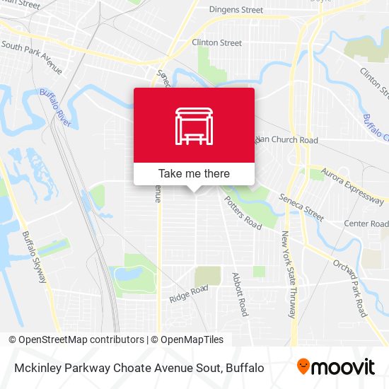 Mckinley Parkway Choate Avenue Sout map