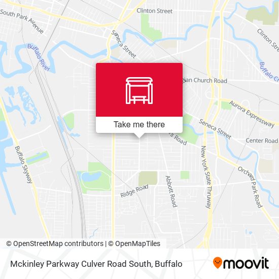 Mapa de Mckinley Parkway Culver Road South