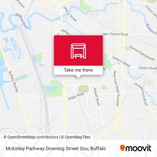 Mckinley Parkway Downing Street Sou map
