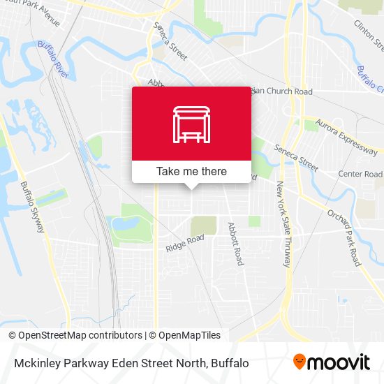 Mckinley Parkway Eden Street North map