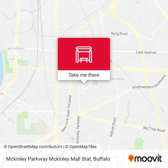 Mapa de Mckinley Parkway Mckinley Mall Stat