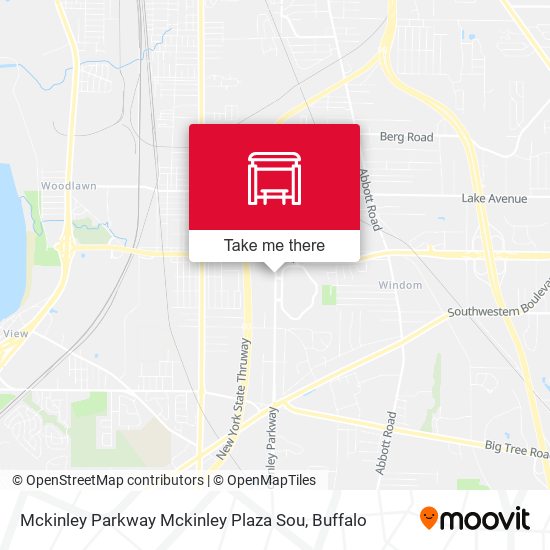 Mckinley Parkway Mckinley Plaza Sou map