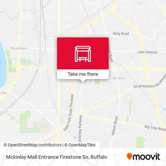 Mapa de Mckinley Mall Entrance Firestone So
